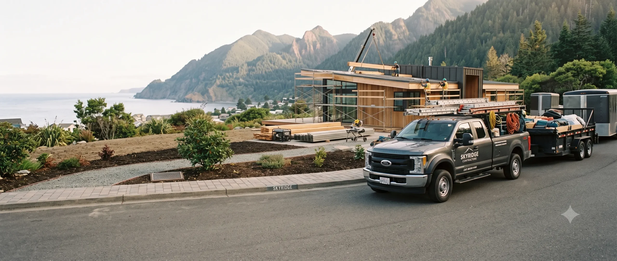 Construction work underway in Squamish
