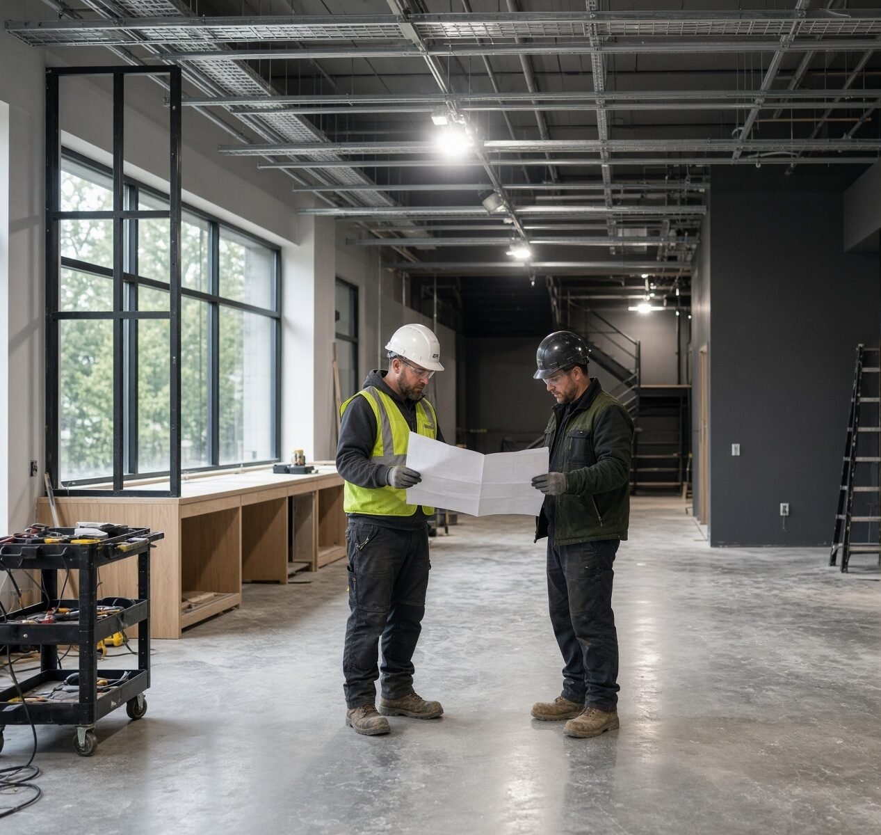 Renovated commercial space